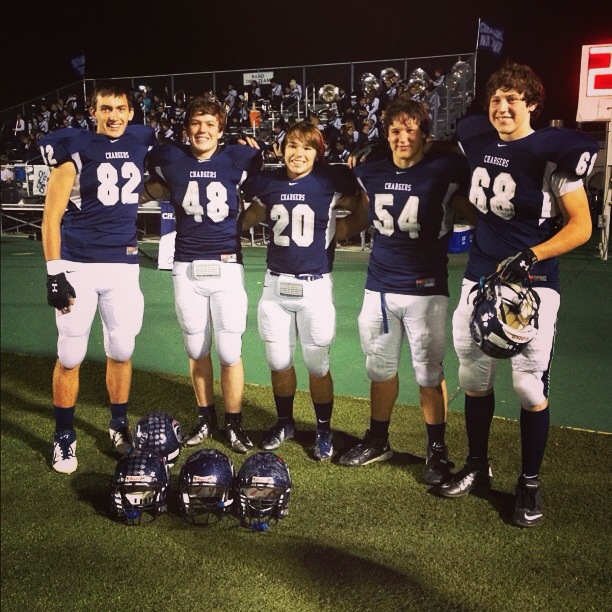 Boerne Champion Chargers team photo with Austin Humphrey