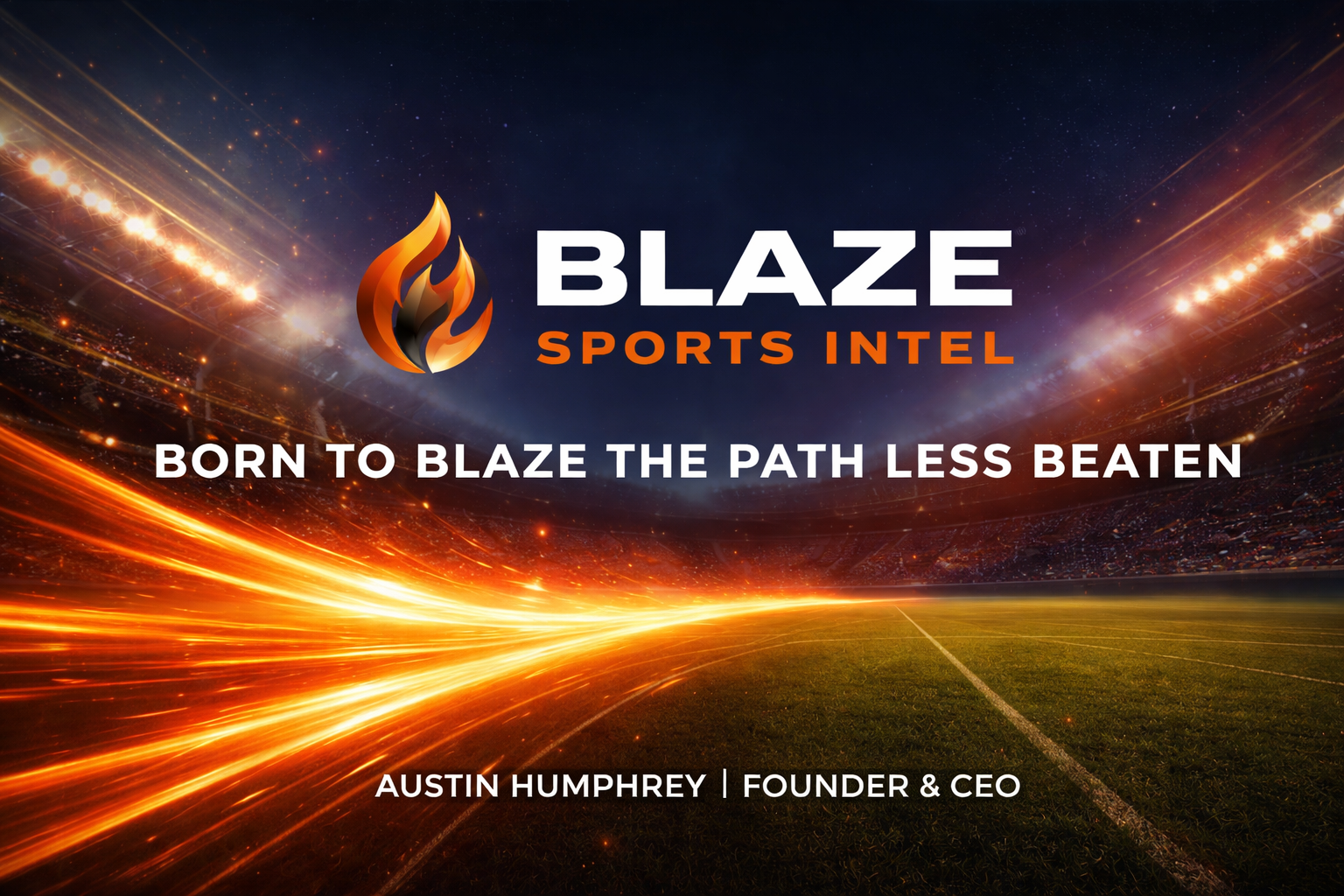 Stadium under lights